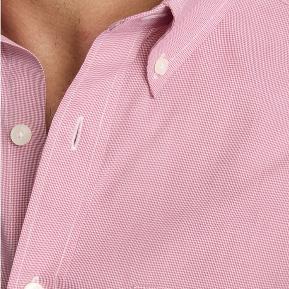 NWT Untuckit Men's Wrinkle Free Cadetto Slim in Rosewine Microgingham - Picture 8 of 12